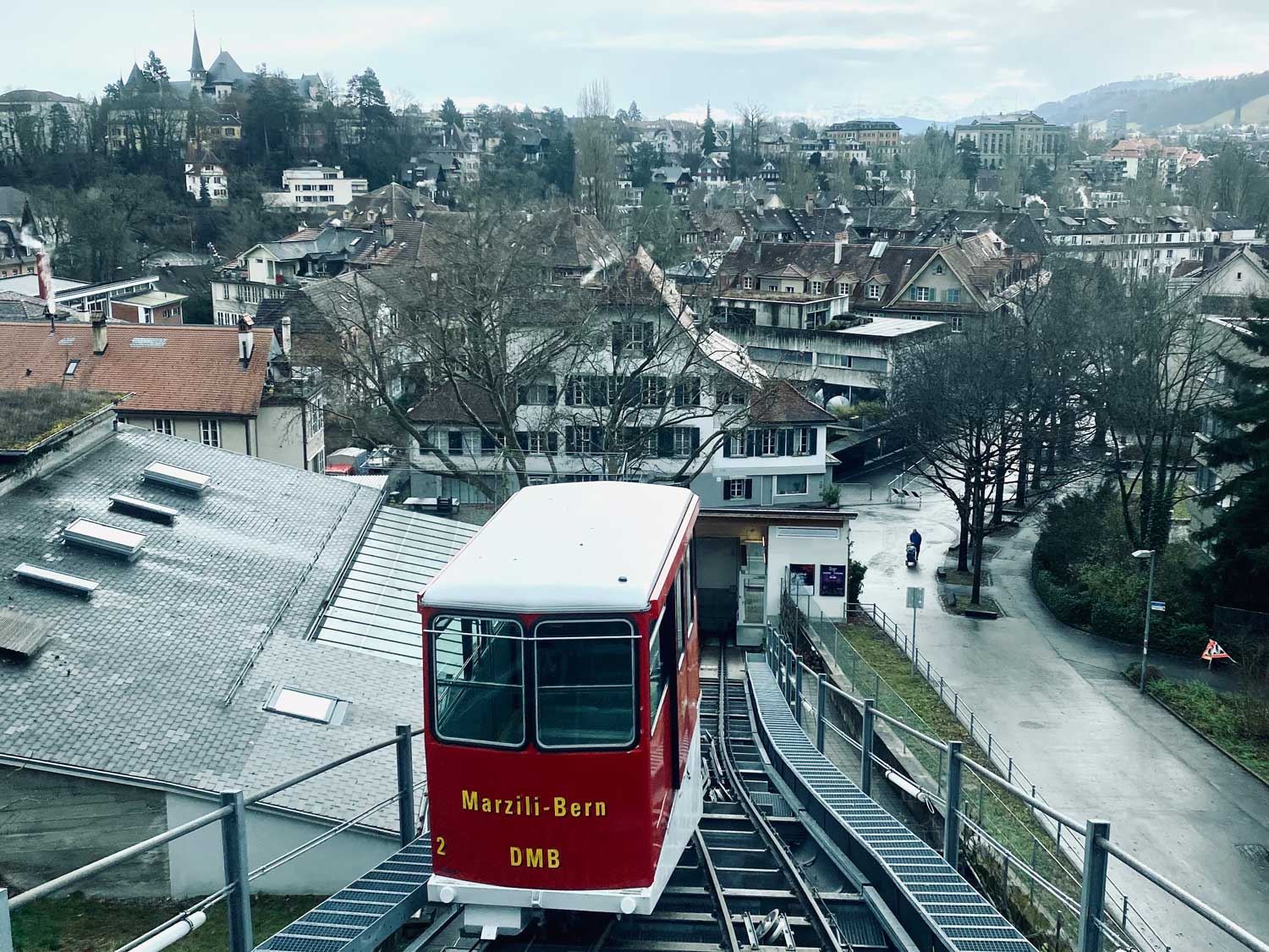 Die Marzilibahn in Bern,.